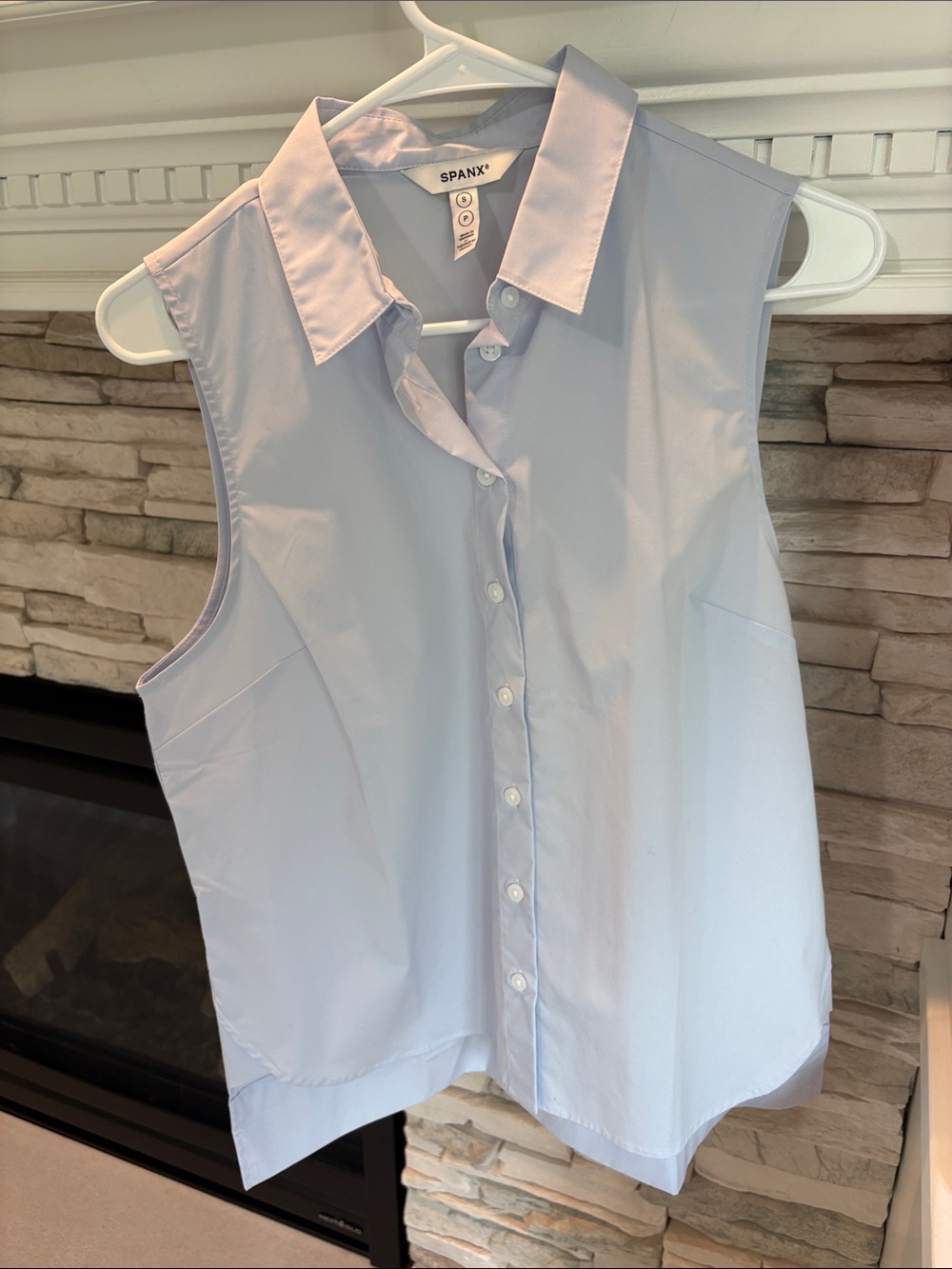 Spanx Sleeveless Button-down Shirt